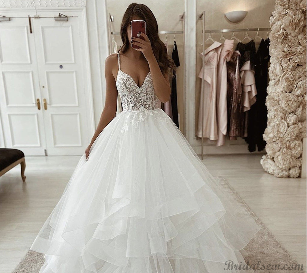 wedding dresses tulle
